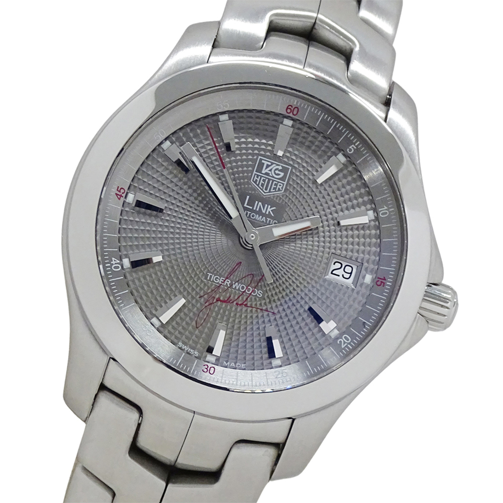 TAG Heuer Link WJF2113 BA0570 Men's Watch, Brand Name, Tiger Woods, Limited E...